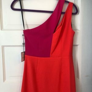 Laundry Pink and Poppy formal gown